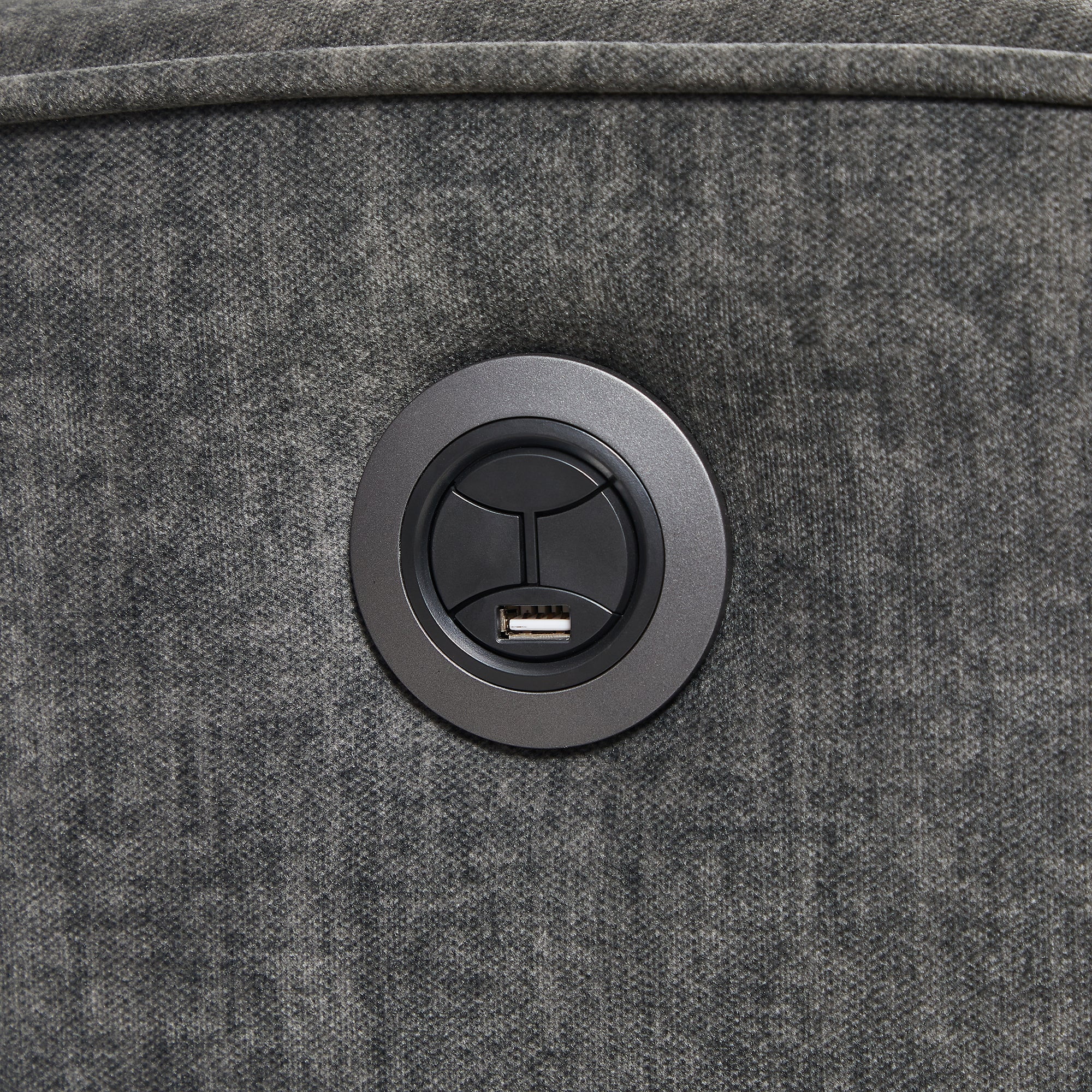 Quinn Power Recliner Single Chair  - Gray