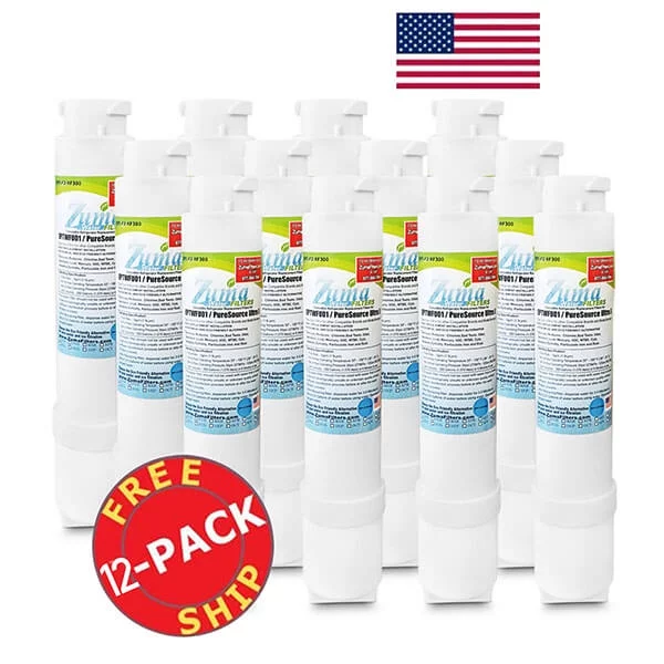 ZUMA Brand , Water and Ice Filter , Compatible with Frigidaire® / ELECTROLUX® EPTWFU01 - 12 Pack - Made in U.S.A.