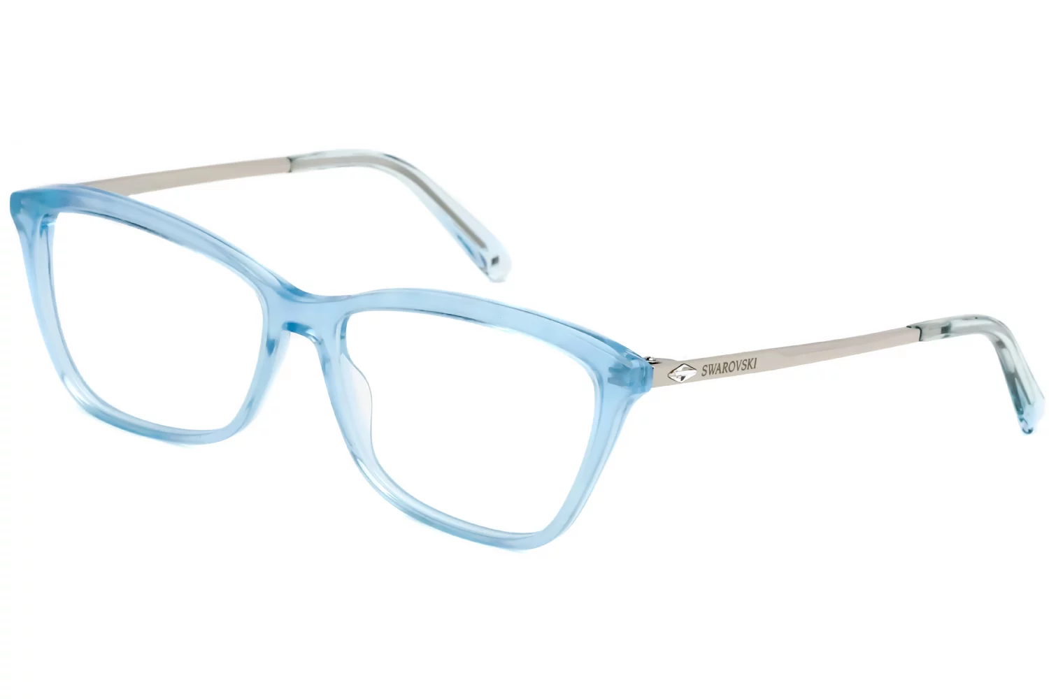 Swarovski SK5314 086 Women's Light Blue Square Frame Eyeglasses