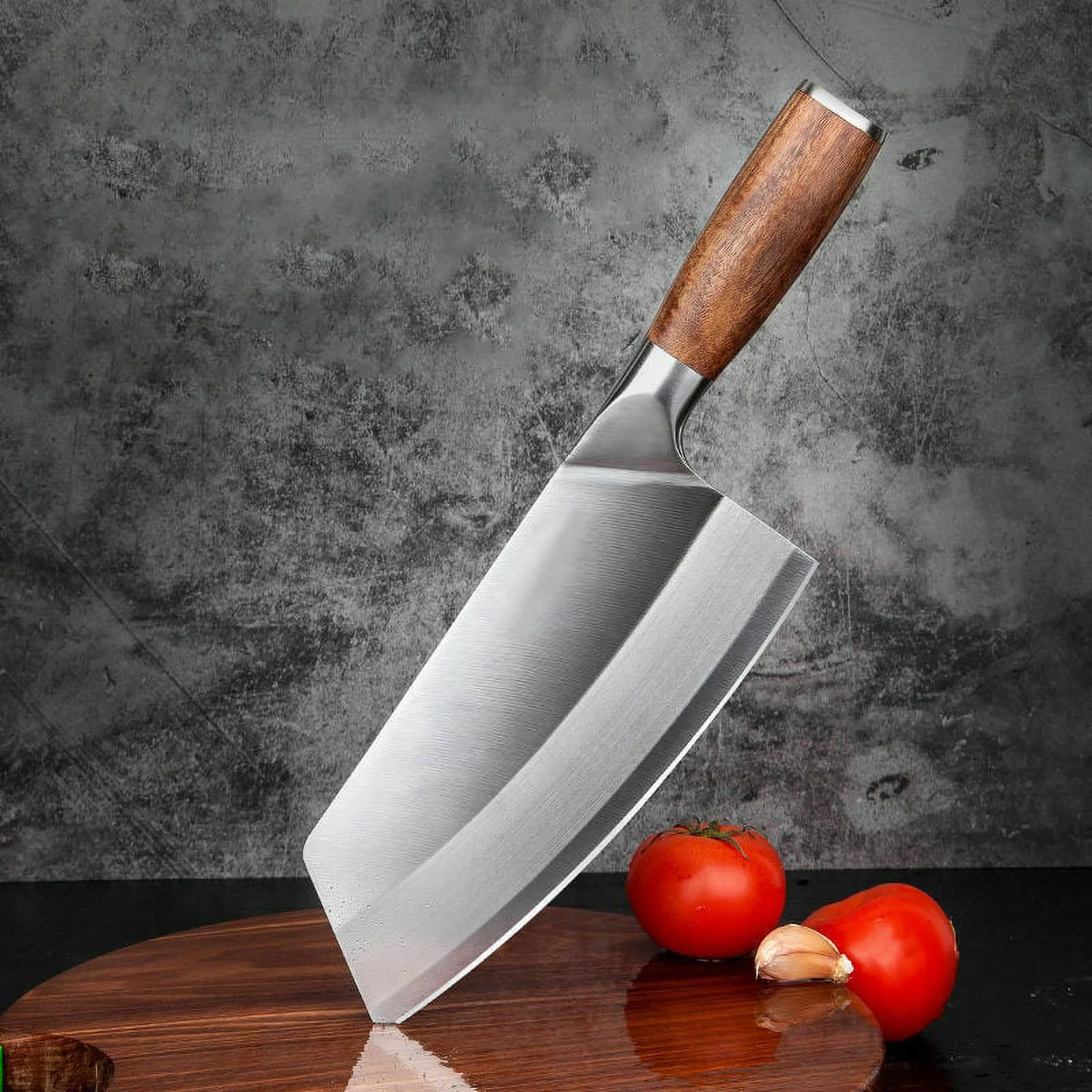 8 'Stainless Steel Kitchen Knife Meat Chopping Cleaver Butcher Slicing Chef Knife