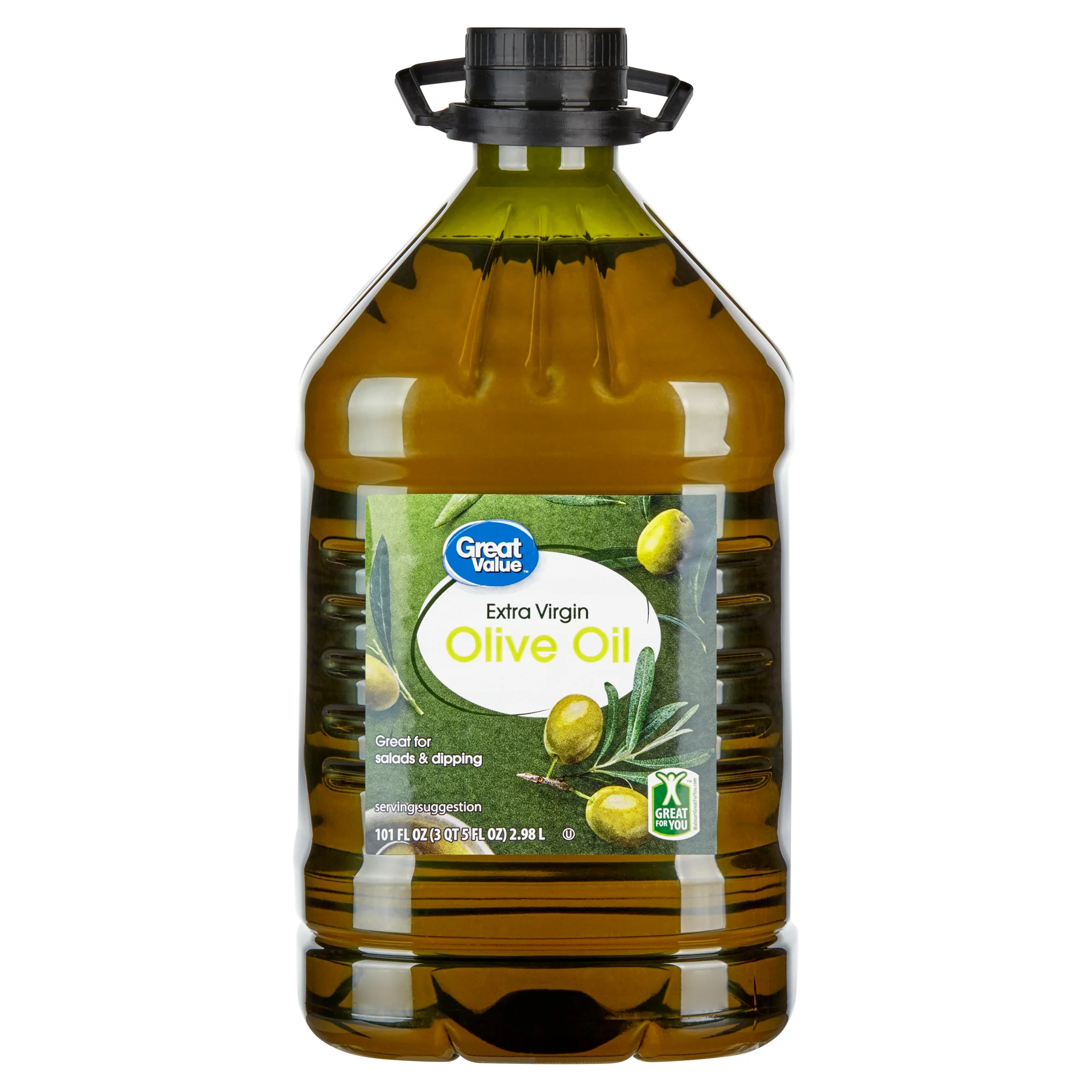 Great Value Extra Virgin Olive Oil, 101 fl oz Bottle