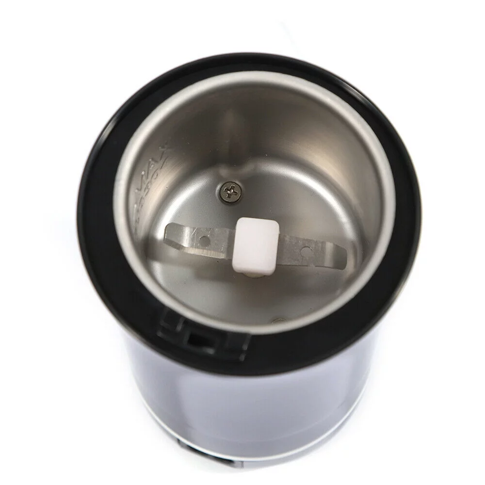 DENEST Electric Coffee Bean Grinder Nut Seed Herb Grind Spice Crusher Mill Blender 150W(Black)