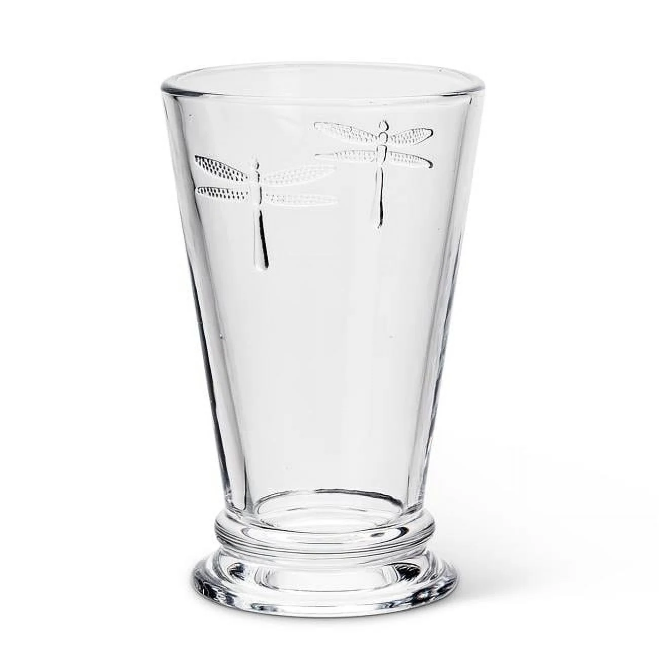 Abbott Collection AB-1227-DRAGON-HB 5 in. Glass Dragonfly Highball, Clear