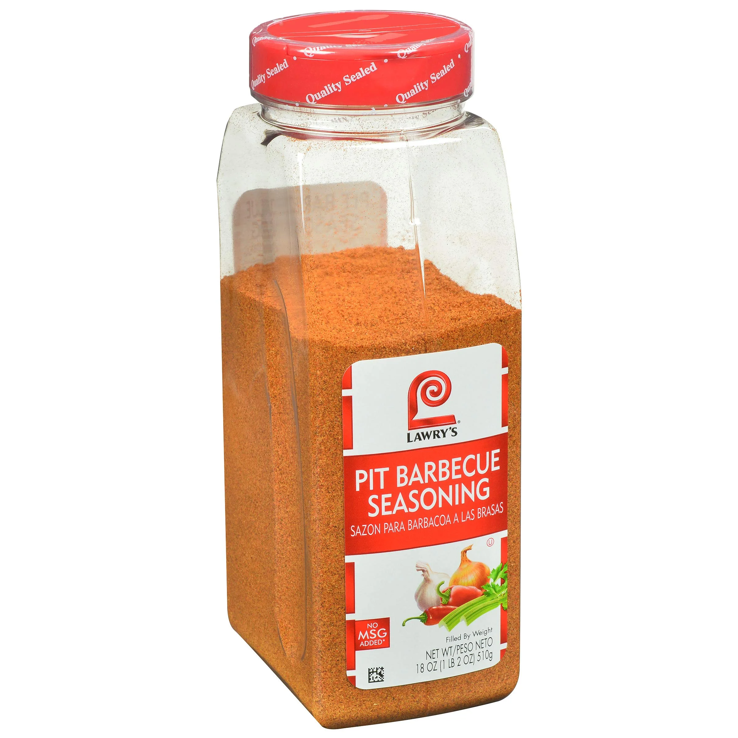 Lawry,S Pit Barbecue Seasoning, 18 Oz - One 18 Ounce Container Of Barbeque Pit Seasoning Rub, Season Before Grilling Or Broiling For Authentic Pit Bbq Flavor