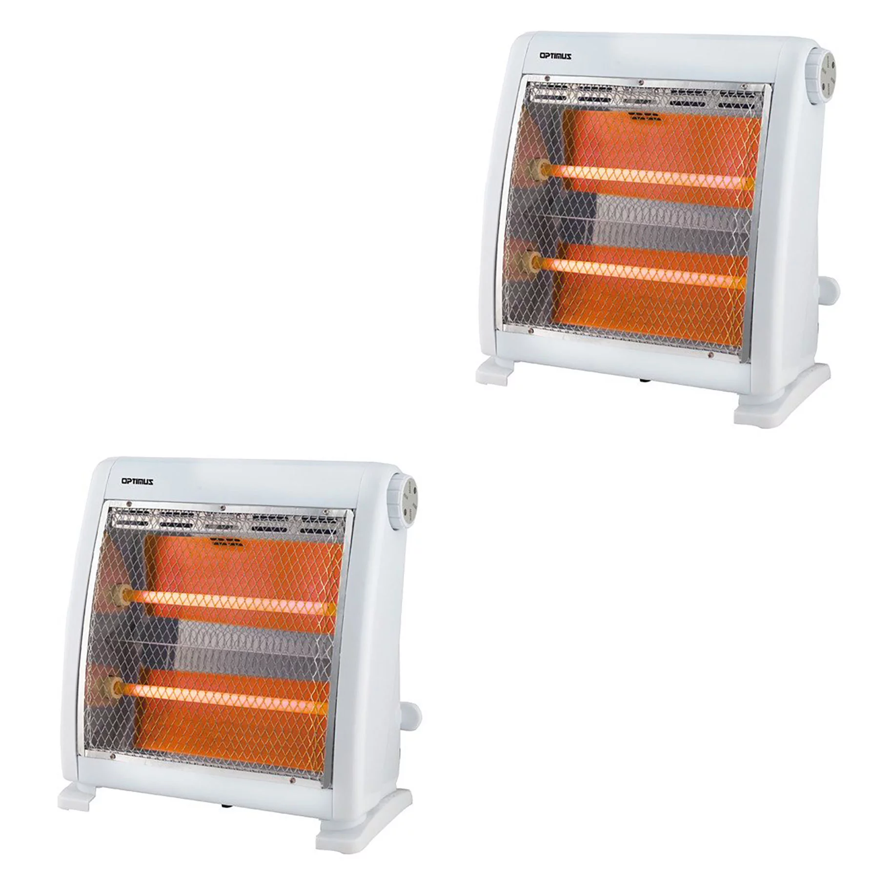 Optimus H-5511 Portable Electric Infrared Quartz Radiant Space Heater (2 Pack)