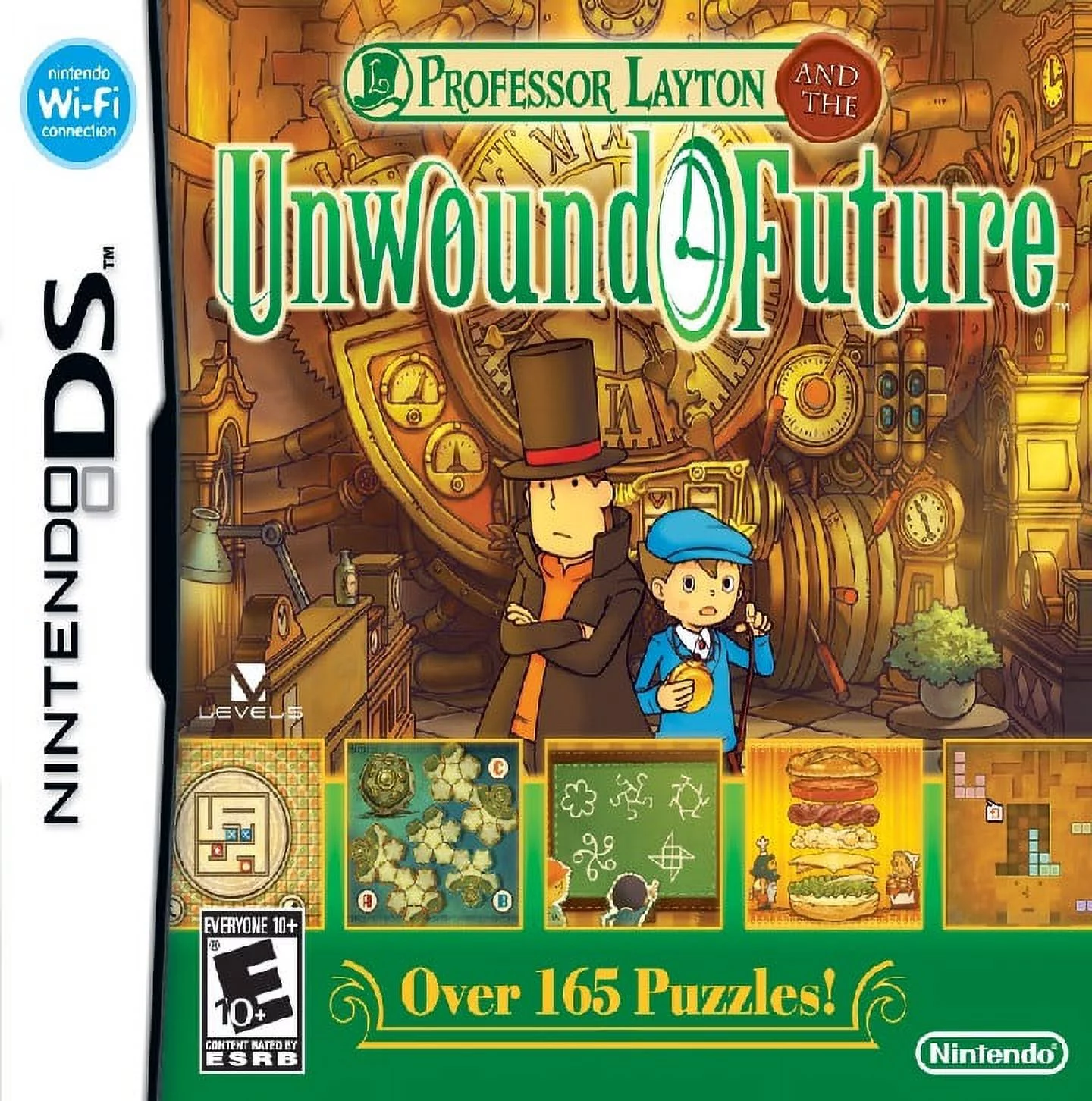 Restored Professor Layton and the Unwound Future (Nintendo DS, 2010) Puzzle Game (Refurbished)