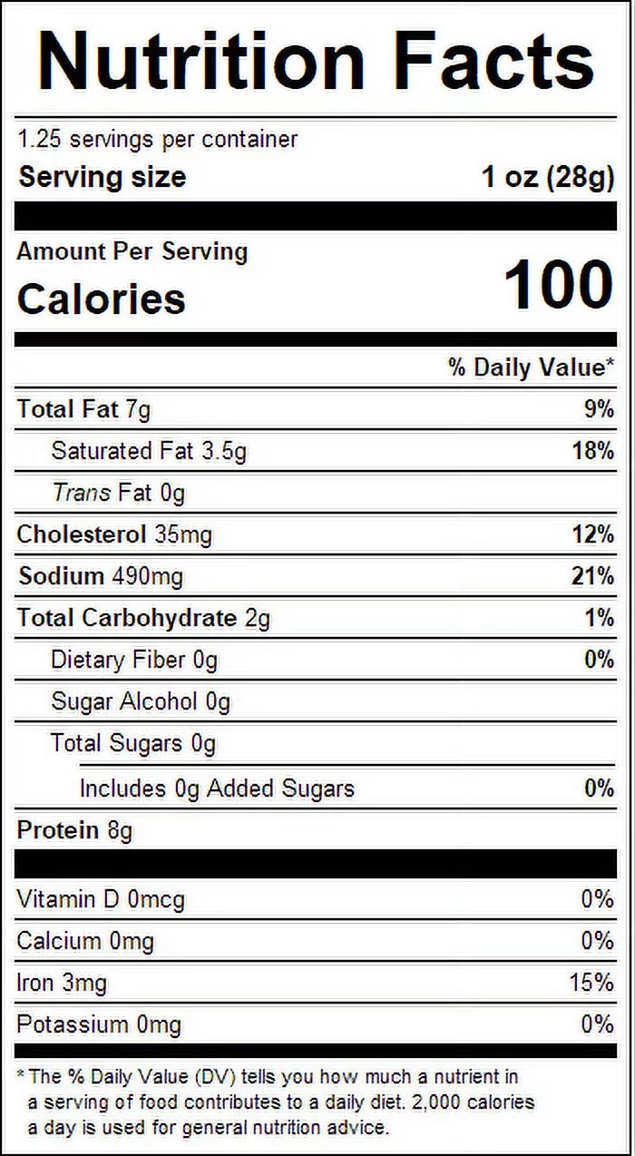 Goldrush Farms Black Peppered Smokie Beef Sticks, 24 Count 1.25 oz. Individually Wrapped