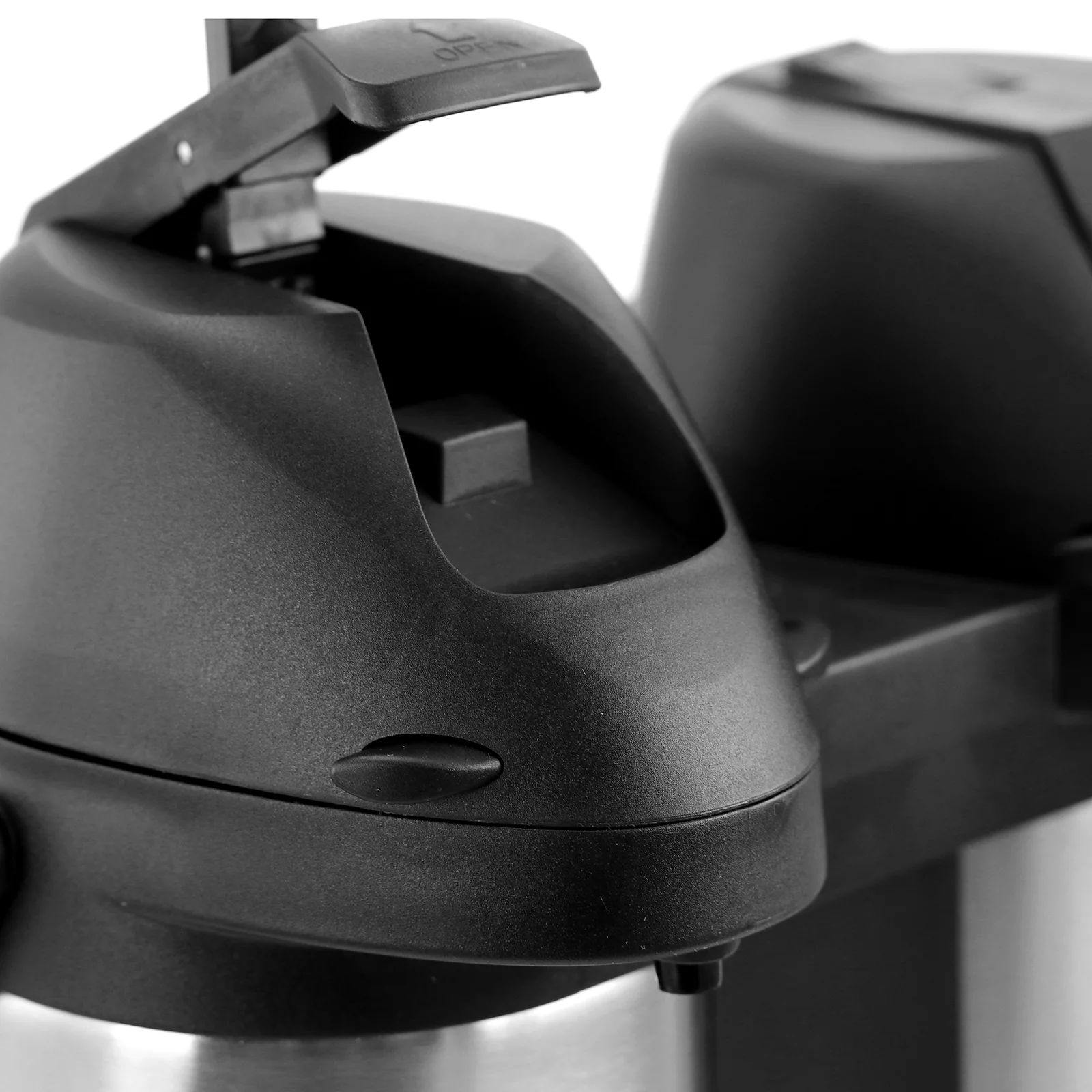 MegaChef Dual 1.9L Stainless Steel Airpot, Hot Water Dispenser for Coffee and Tea