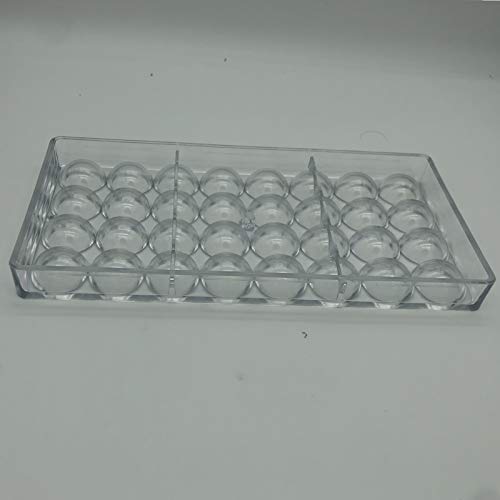 Goldbaking Ball Chocolate Mold Ball Polycarbonate Mould Chocolate Mold Hot Chocolate Bomb (Middle 2inch)