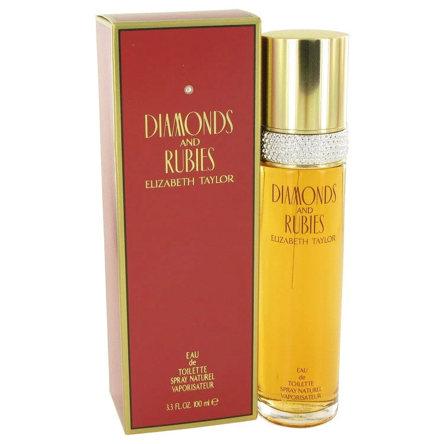 Diamonds & Rubies Perfume By Elizabeth Taylor Eau De Toilette Spray3.4 Oz (Pack 4)