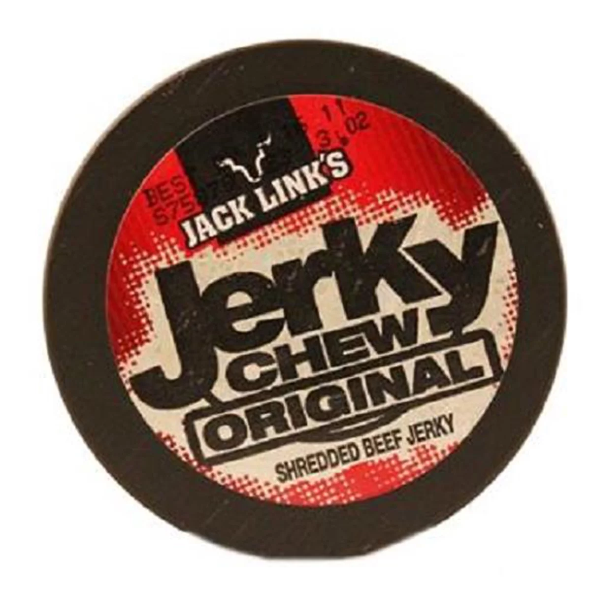 Jack Link Beef Jerky Chew, Original - Can Roll, Count 12 (0.32 oz) - Jerkys / Grab Varieties & Flavors
