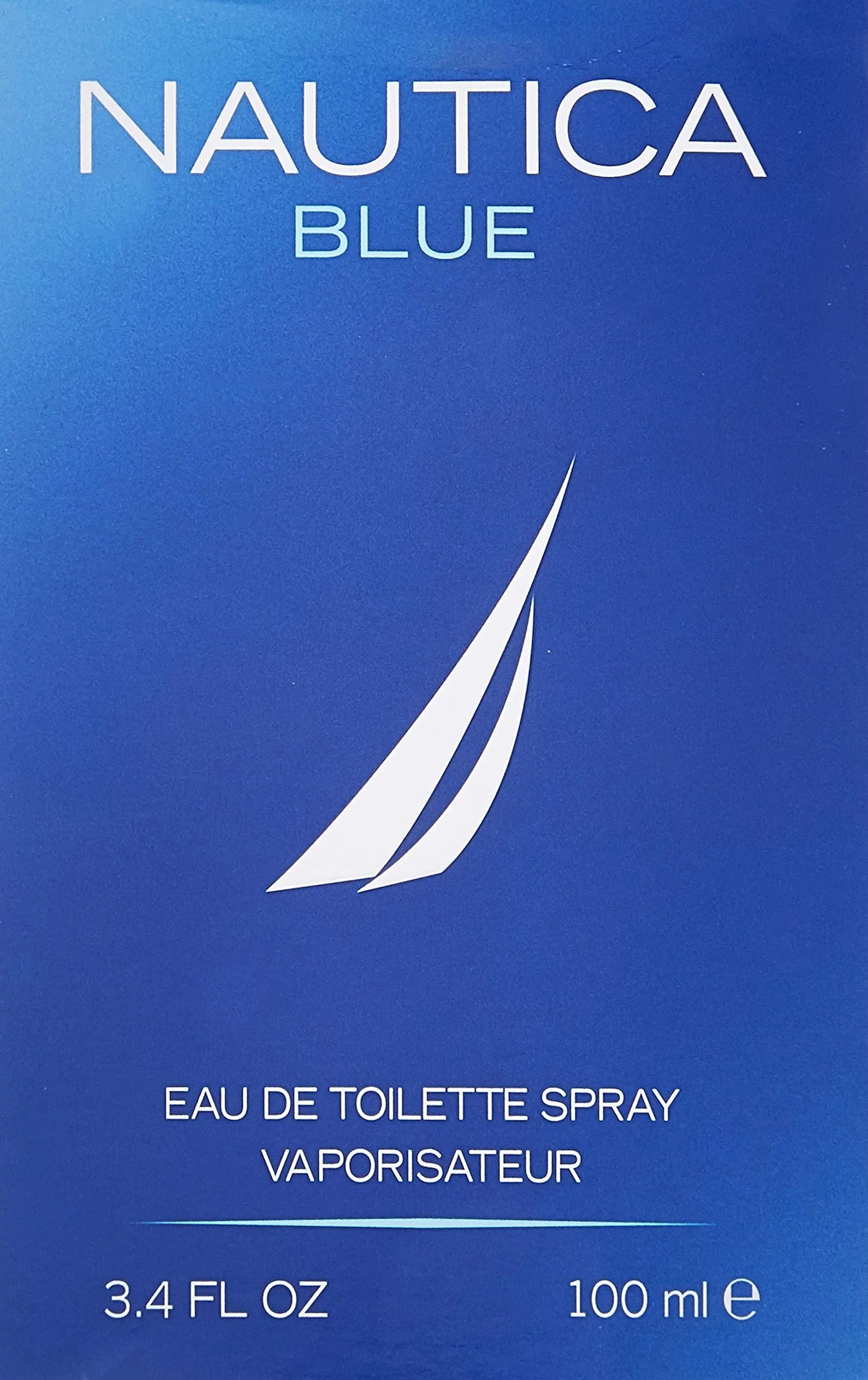 Nautica Blue Eau de Toilette Spray, 3.4 Ounce