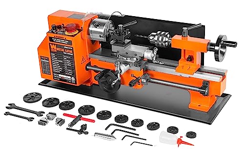 WEN 7-by 12-Inch Benchtop Metal Lathe, Variable Speed, Two Direction (ML712)