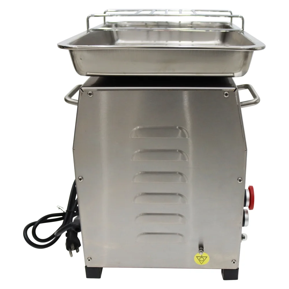 Techtongda 90T-B Stainless Steel Meat Cutter Meat Slicer Cutting Machine with 5mm Blade