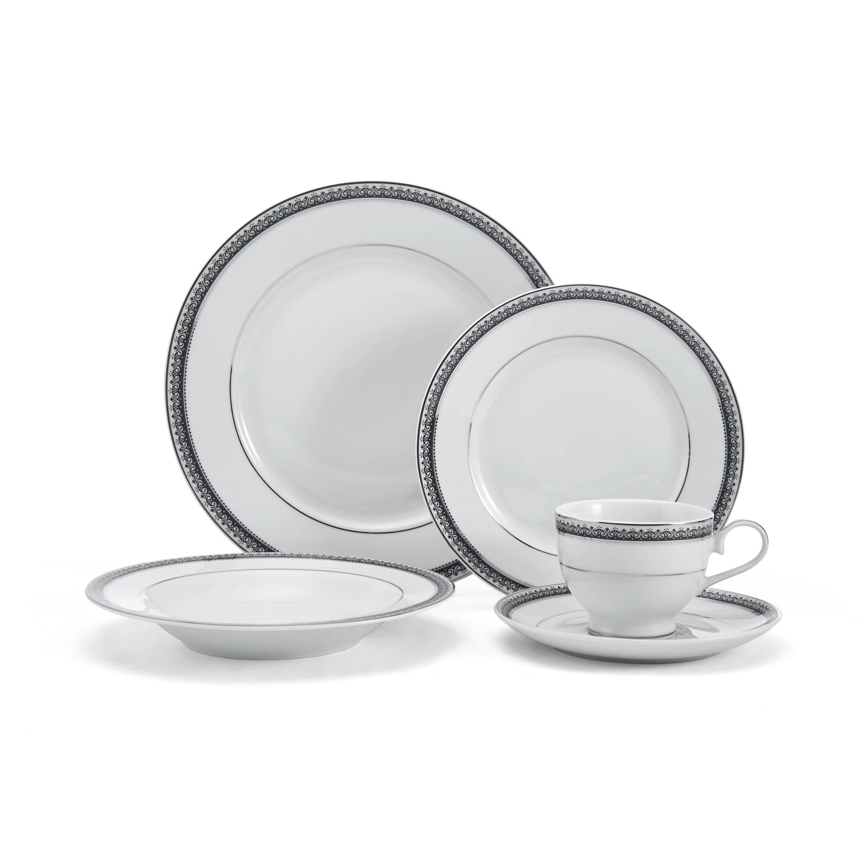 Mikasa Platinum Crown Cobalt 40-piece Dinnerware Set