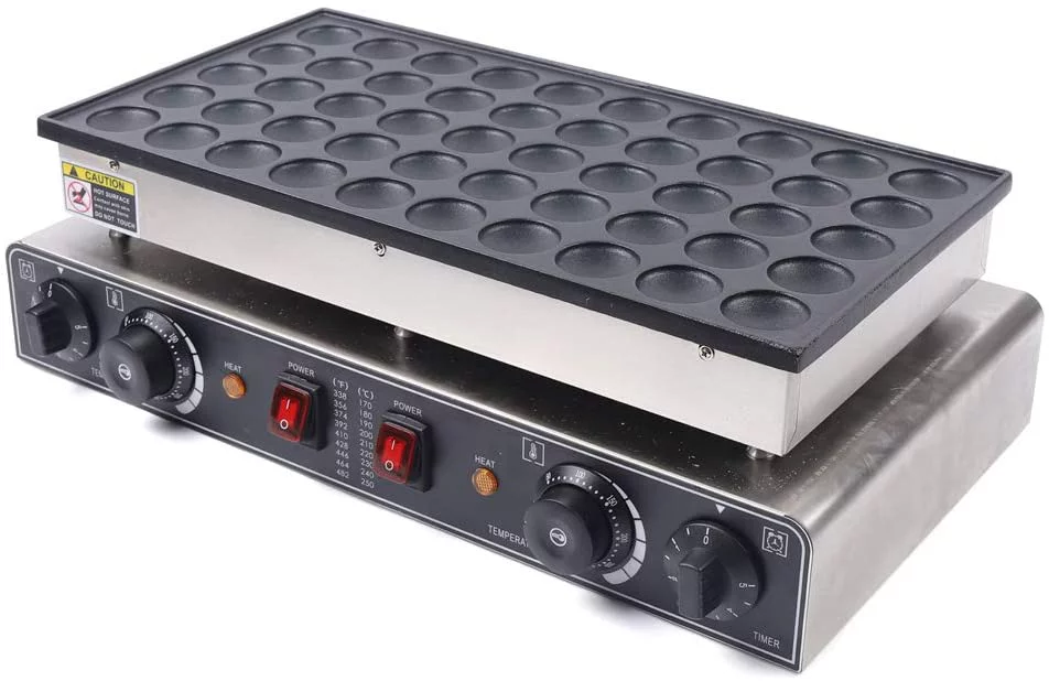 Electric Waffle Maker Machine Nonstick Mini Pie and Quiche Maker Pancake Baker Maker Iron Machine (50pcs)