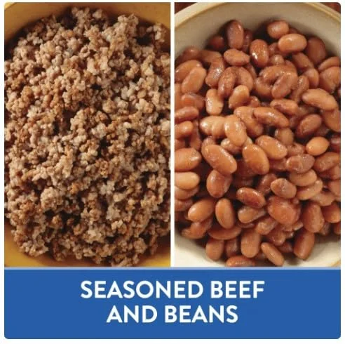 El Monterey Beef & Bean Chimichangas, with ice cold pack 32 oz, 8 Count (Frozen) - Pack of 3