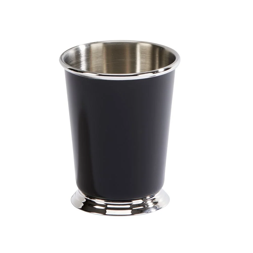 Stainless Steel Mint Julep Cup in Black