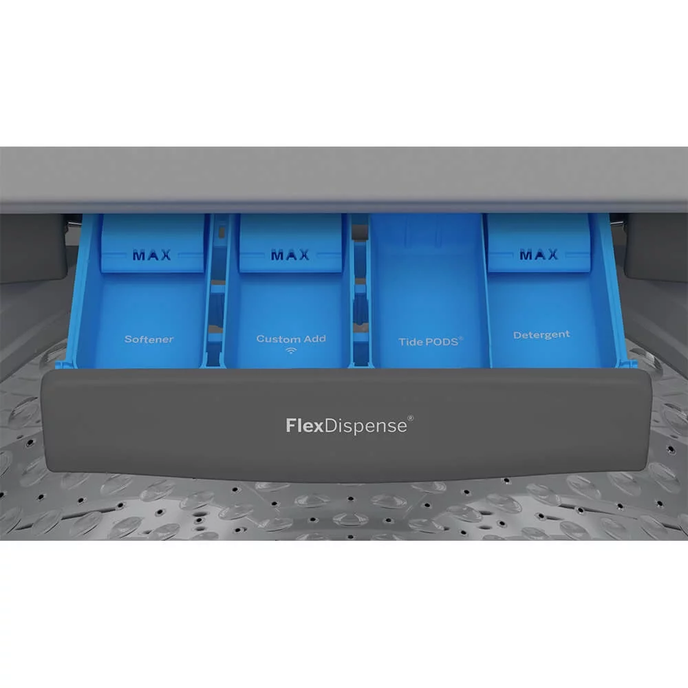 GE Profile PTW600BPRDG 5.0 Cu. Ft. Gray High-Efficiency Smart Top Load Washer