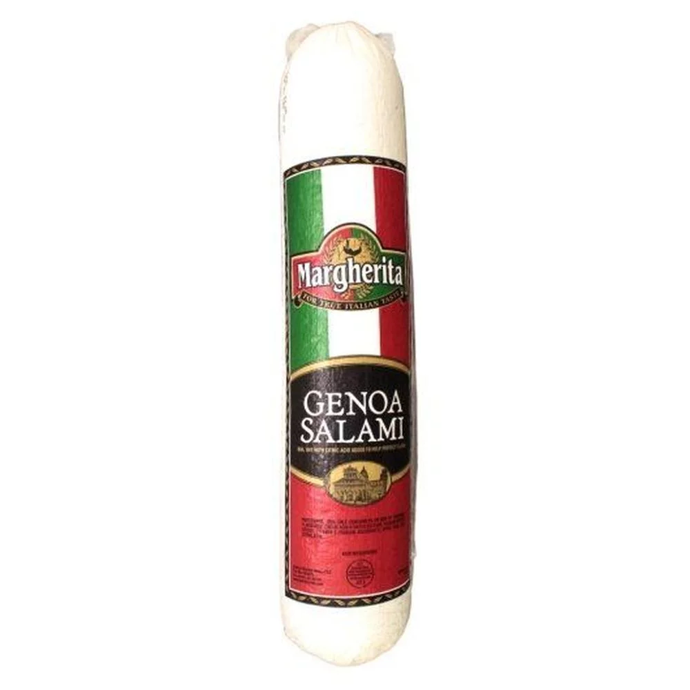 Margherita Genoa Deli Salami, 6.7 Pound -- 3 per case.