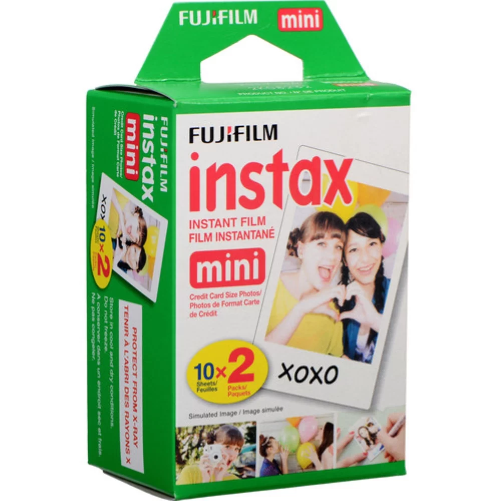 FUJIFILM INSTAX MINI 12 Instant Film Camera |Pastel Blue Bundled with INSTAX Mini Instant Film |20 Exposures +Camera Case + Batteries |4 Pack + Lens Cleaning Kit + Microfiber Cleaning Cloth (6 Items)