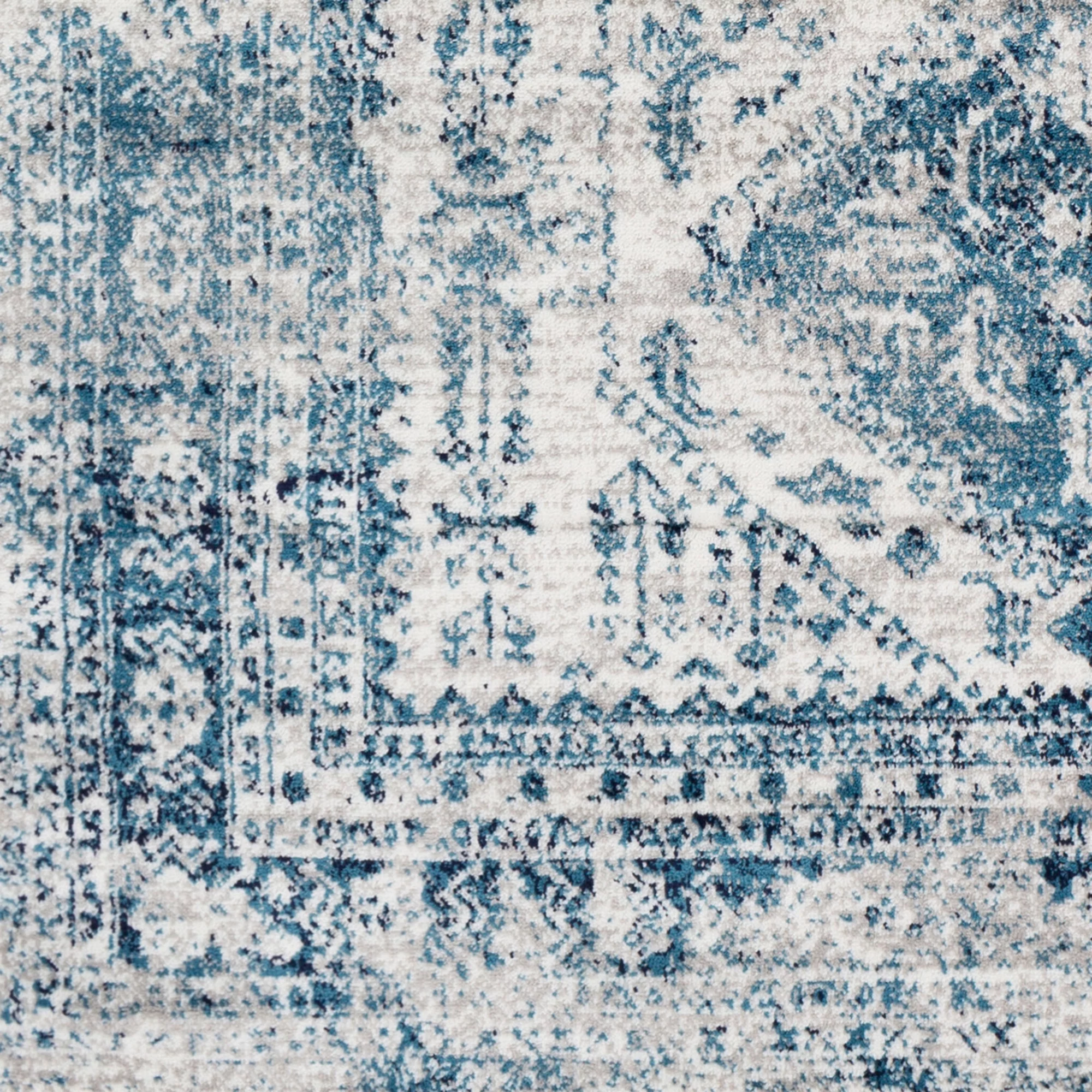 Artistic Weavers Monte Carlo Medallion Area Rug, Blue/White, 7'10