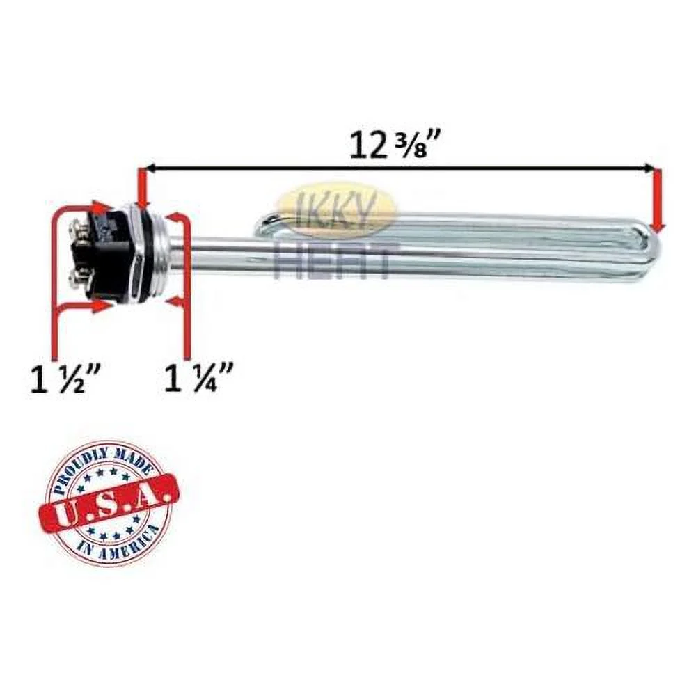 Heating HE9K240VS, 9000W-240V, Compatible With Bostemp, Ecosmart, Eemax, Iheat, Rheem, Richmond, Electric Tankless Water Heaters, Stainless Steel Material