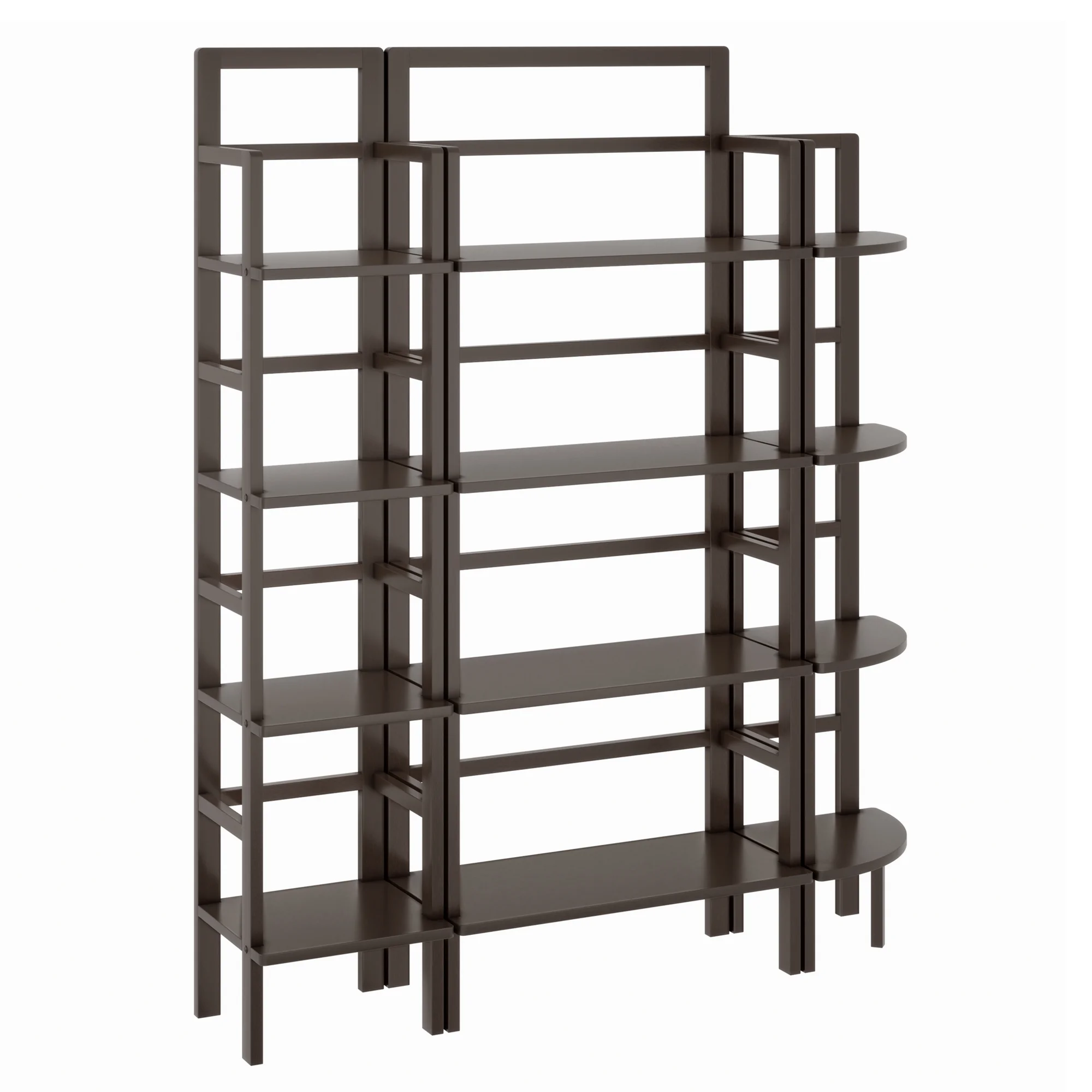Winsome Wood Aiden 3-Pc Baker's Rack Set, Coffee Finish