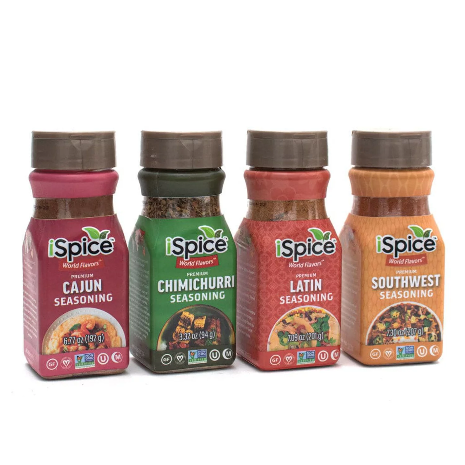 iSpice | 4 Pack of Ethnic Seasoning | Southern Excitement | Mixed Spice  Seasoning Gift Set | Halal | Kosher