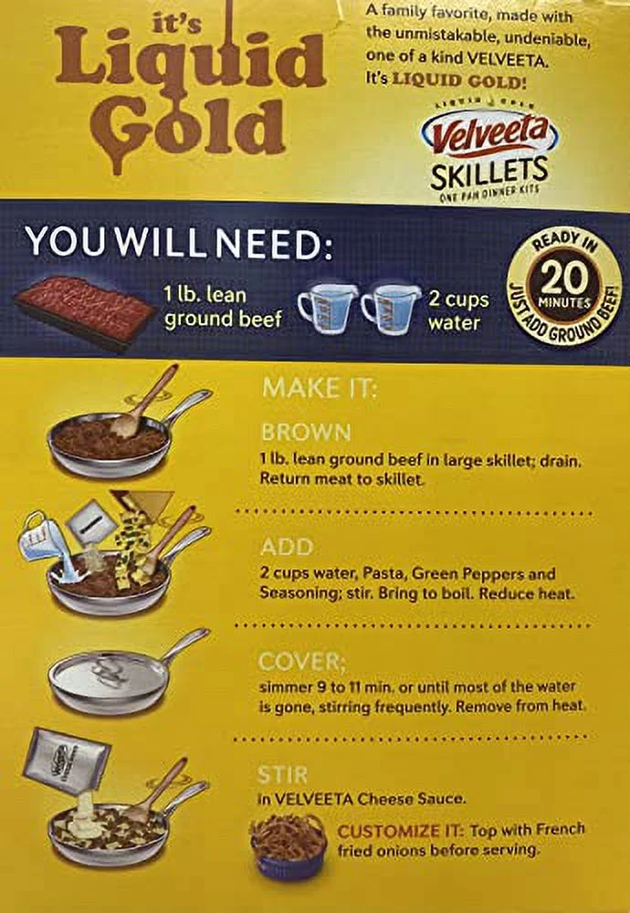 Velveeta Skillets Philly Cheesesteak With Kokobunch Kit 2 PACK