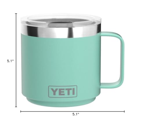 YETI Rambler 14 oz Stackable Mug, Vacuum Insulated, Stainless Steel with MagSlider Lid