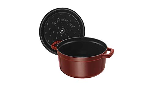 Staub 5.5 Quart Round Cocotte, Basil