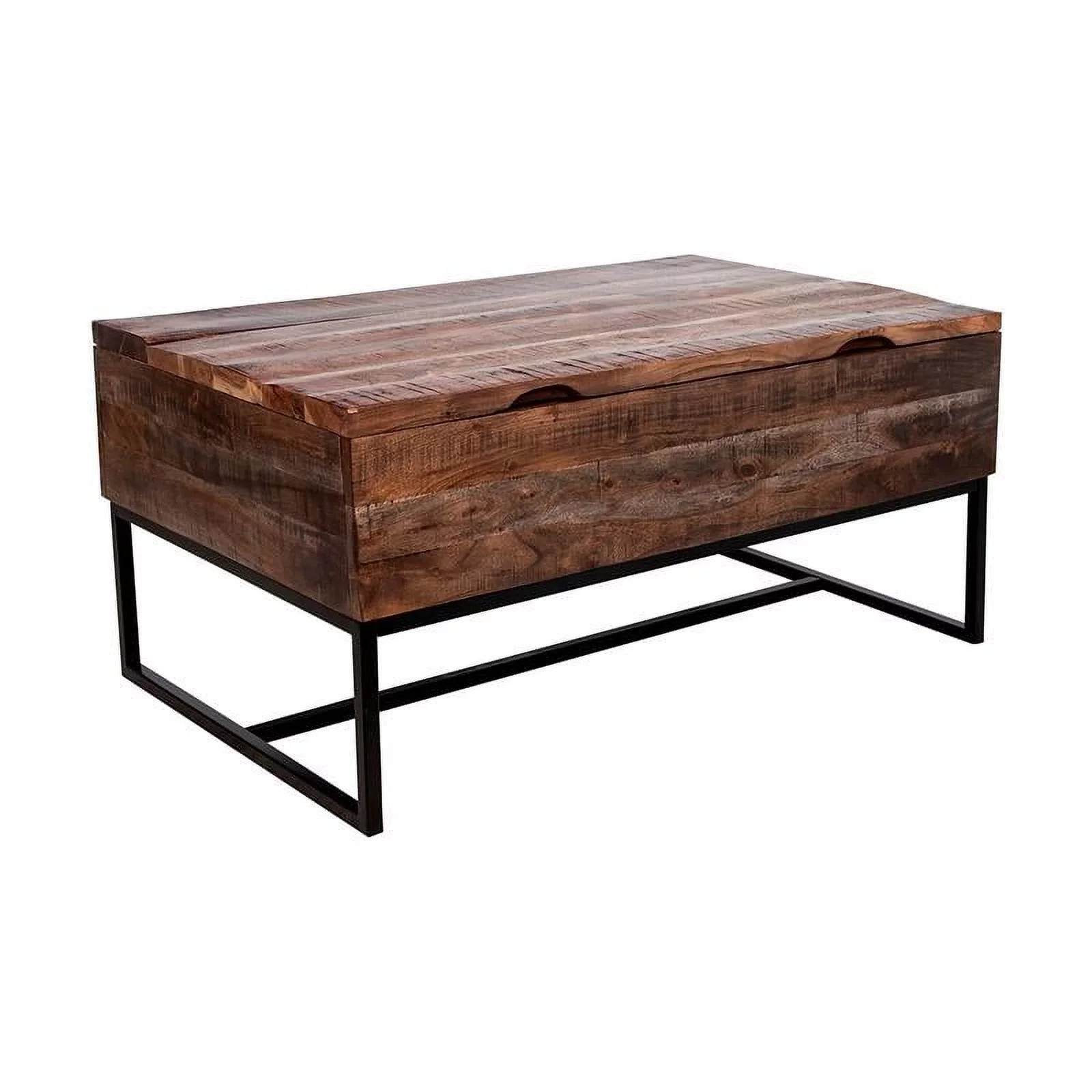 Hawthorne Collections Lakewood Lift Top Solid Acacia Wood Coffee Table - Brown