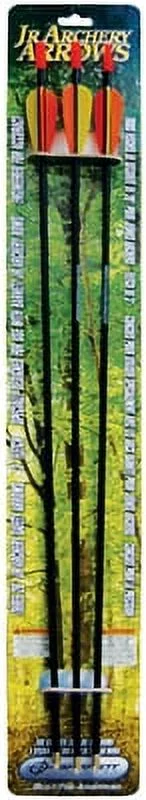 Barnett Jr. Archery Arrows for Kids Bows, 3-Pack of Arrows