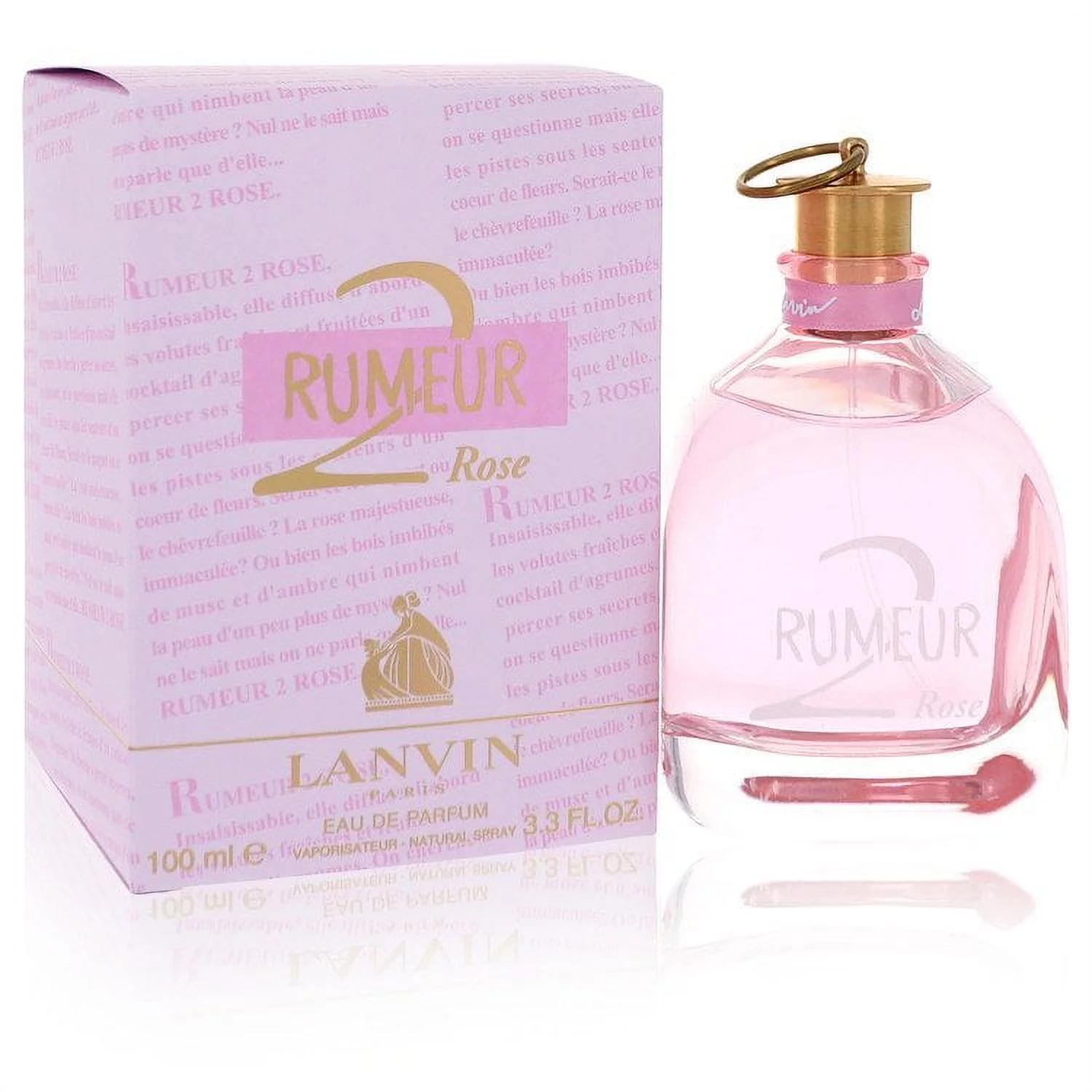 Rumeur 2 Rose by Lanvin Eau De Parfum Spray 3.4 oz for Female