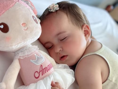 Gloveleya Baby Girl Gift First Baby Doll Plush Doll Print Sunflowers