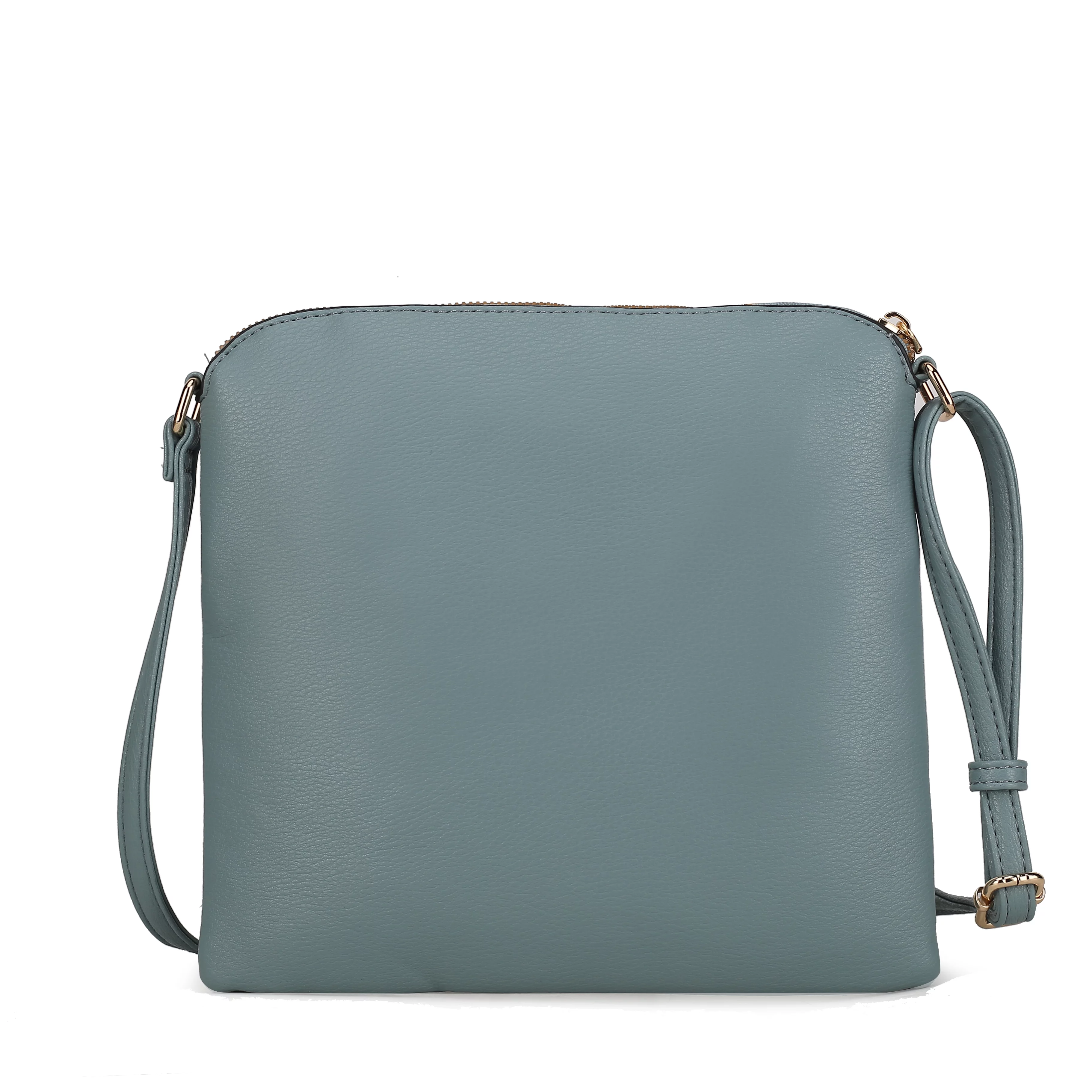 MKF Collection Winnie Crossbody Handbag - Women's Vegan Leather Medium Messenger by Mia K. - Brown