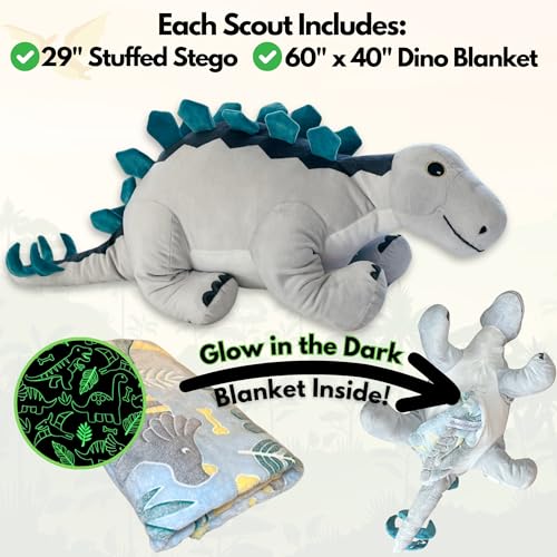 Shark Stuffed Animal with Blanket Inside: 3-in-1 Pillow, Blanket, and Friend - Lovable 29