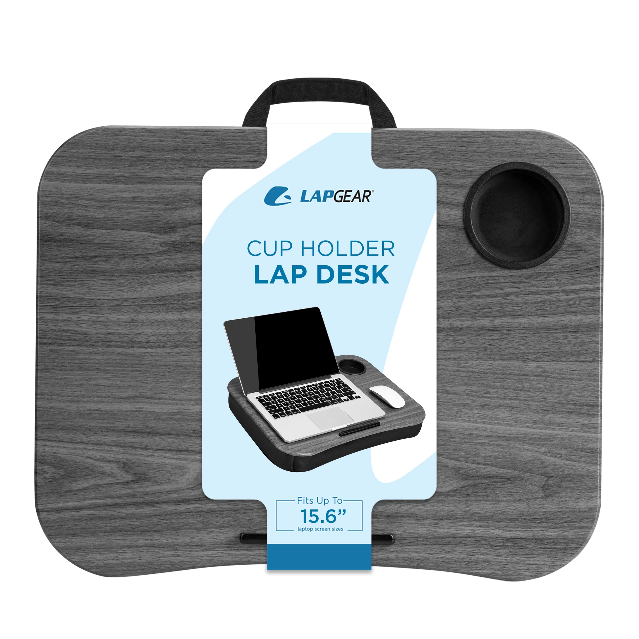 LapGear Cup Holder Lap Desk for up to 15.6