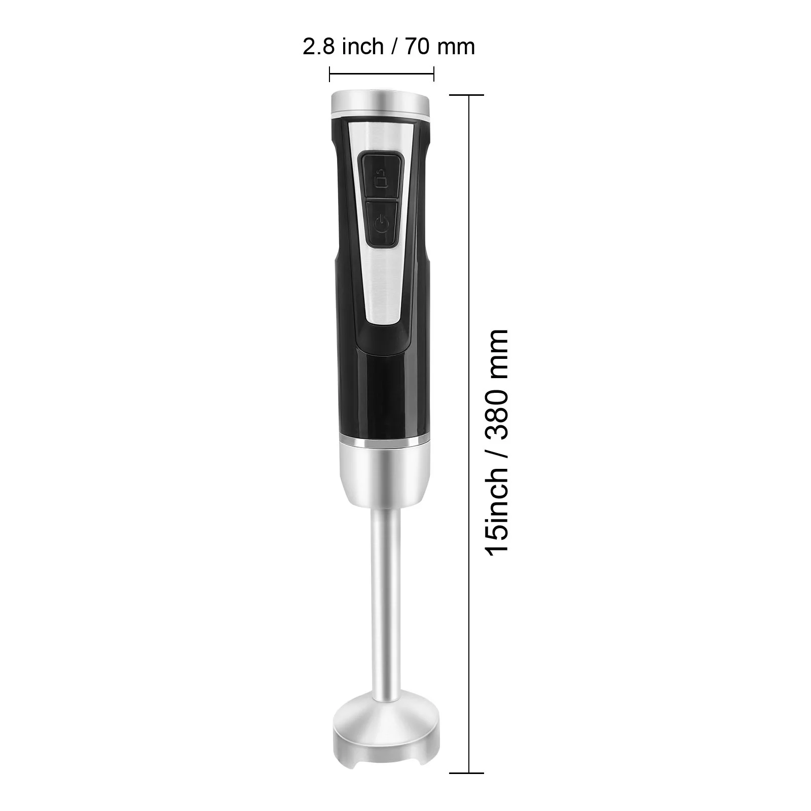 SKYSHALO Commercial Immersion Blender 15