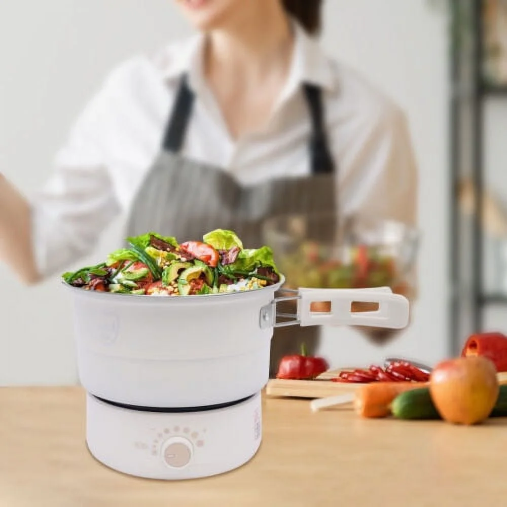 Portable Electric Hot Pot Non-stick Frying Pan Multi-Functional Noodle Cooker