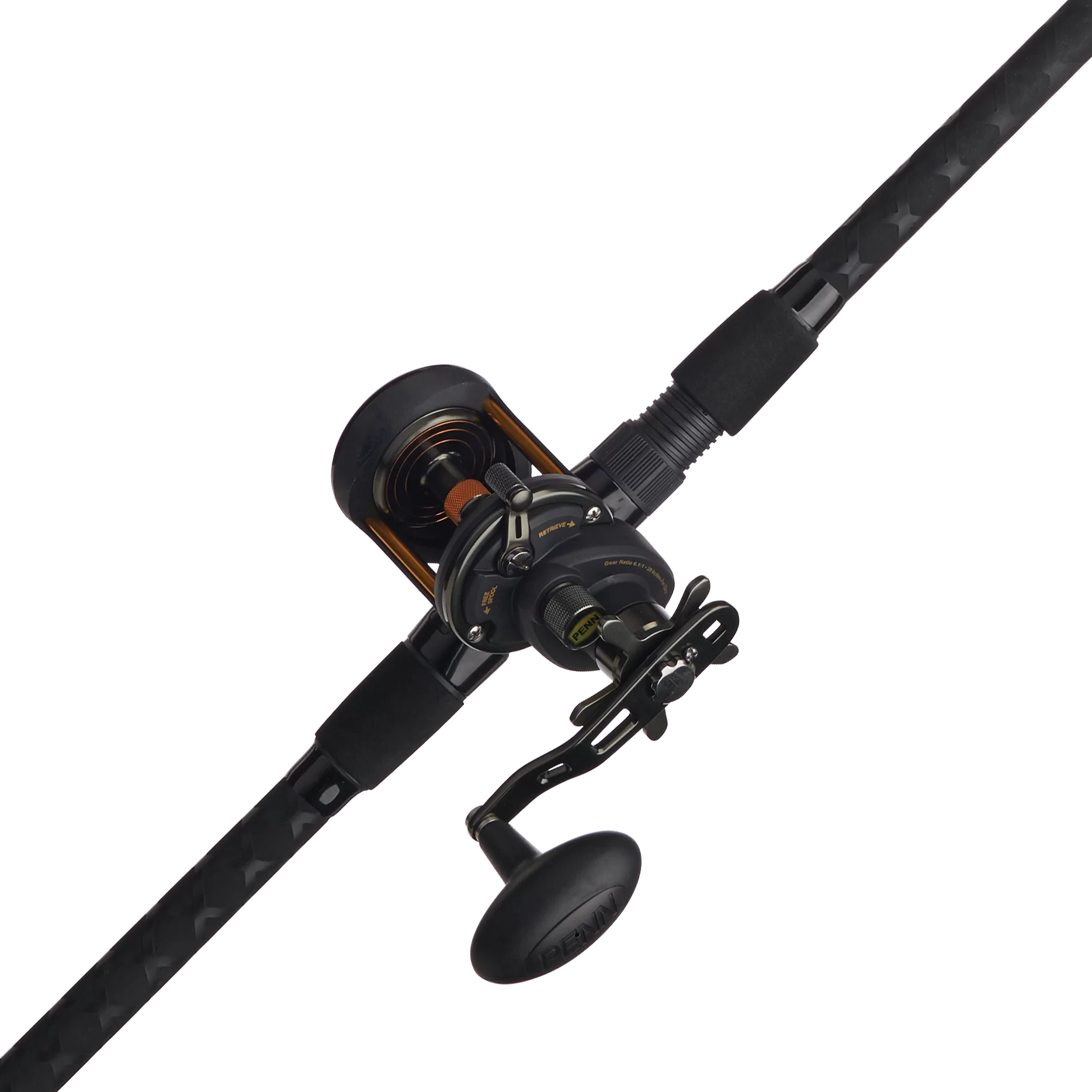 PENN 10' Squall II Star Drag Conventional Combo, Reel Size 15