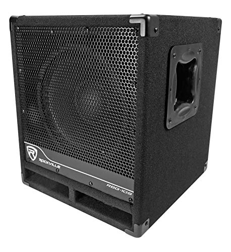 Rockville RBG15S 1600w Active Powered PA Subwoofer w/DSP + Limiter Pro/DJ, 15 inch, Black