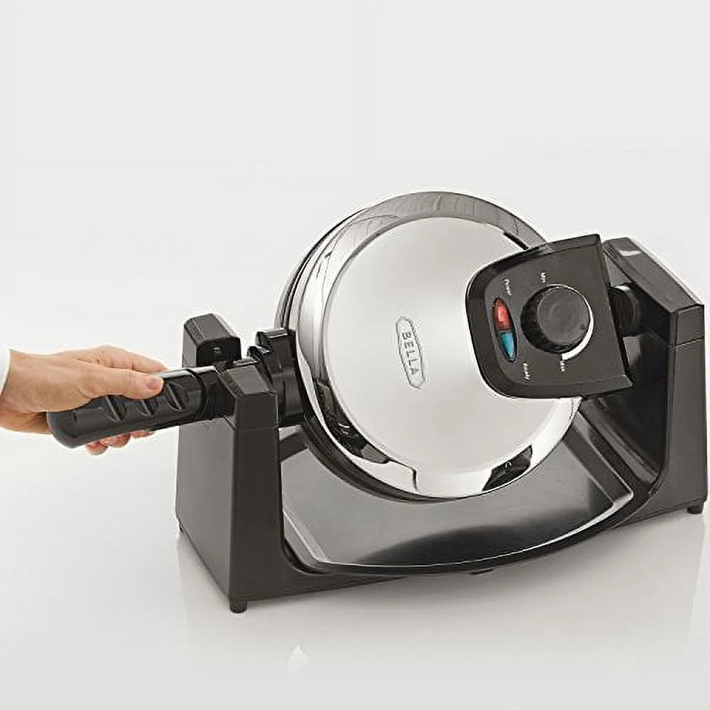 BELLA 13991 Rotating Waffle Maker, Polished Stainless Steel