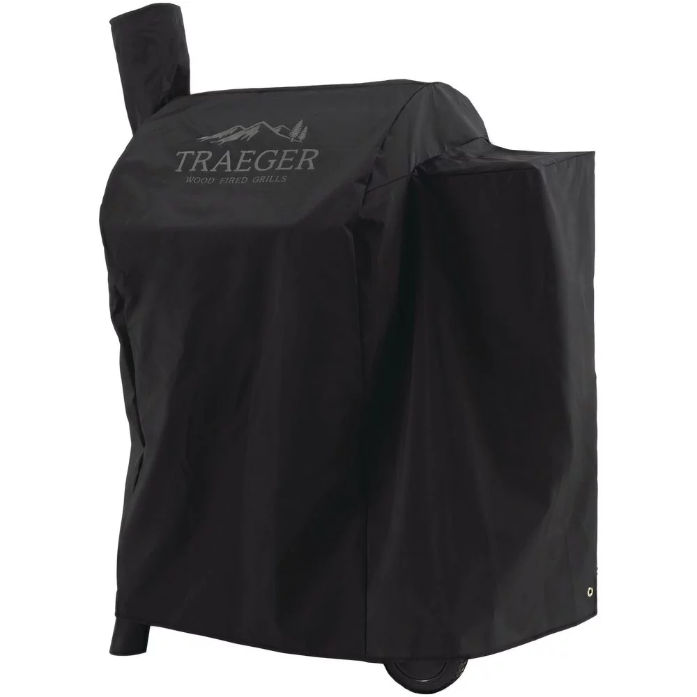 1PK Traeger Pro 22/Pro 575 35 In. Black Polyester Grill Cover