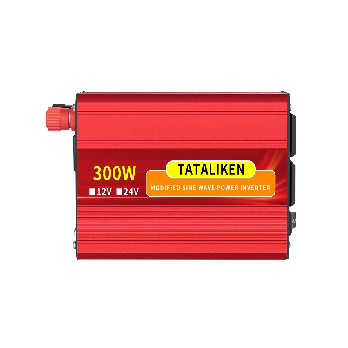 TATALIKEN 300 Watts Power Inverter 12V DC to 110V AC Car Plug Adapter Converter with LCD Display Dual USB Ports 2 AC Outlets Car Charger for Laptop Computer, Road Trip Essentials Camping Accessories