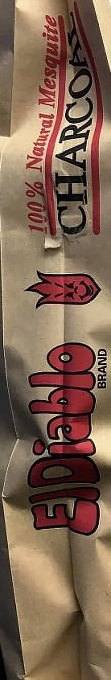 40# Bag Of El Diablo Mesquite Charcoal
