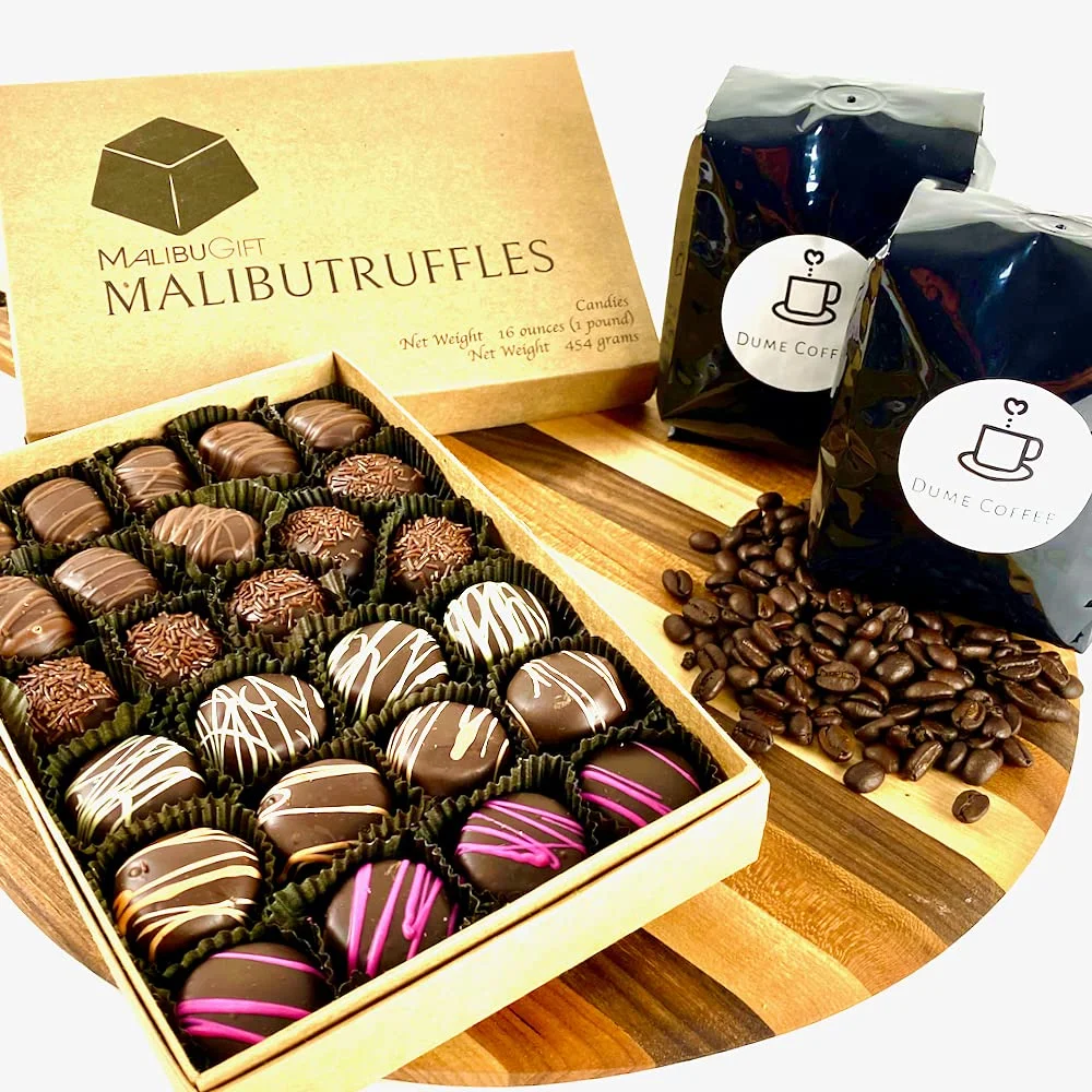 Gourmet Coffee And Truffle Gift Box