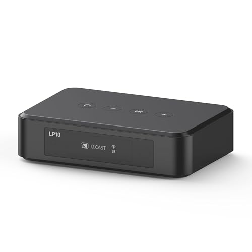 Arylic LP10 Wireless Music Streamer, Supports AirPlay 2, Apple Home and Spotify & Tidal Connect Multiple Streaming Options,5G WiFi and Bluetooth Preamplifier with App, Remote Control.