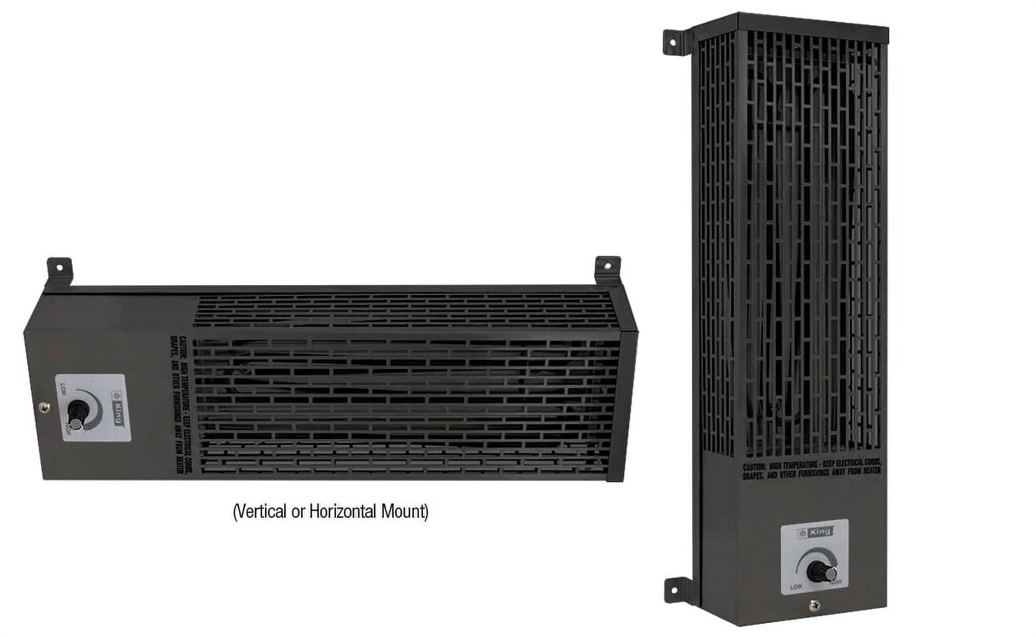 King Electric 500W/240V Pump House Heater, Gray, U2450